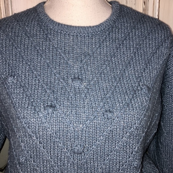 Elodie Girl Crew Neck Drop Shoulder Long Sleeve Popover Sweater Size Large - Picture 4 of 12